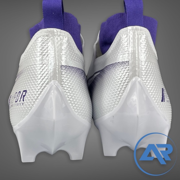 Nike Vapor Edge Pro 360 White Purple AO8277-107 Men\'s Size 16 Football Cleats main image 6
